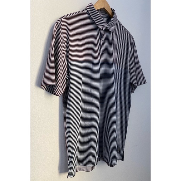 Ashworth • Ez-tec2 Striped Golf Performance Polo Shirt NWT - Picture 2 of 16